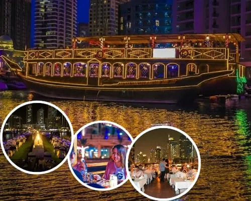 Dubai Marina Night View